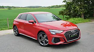 Used 2022 Audi A3 S Line Red - Interior and Exterior details 10