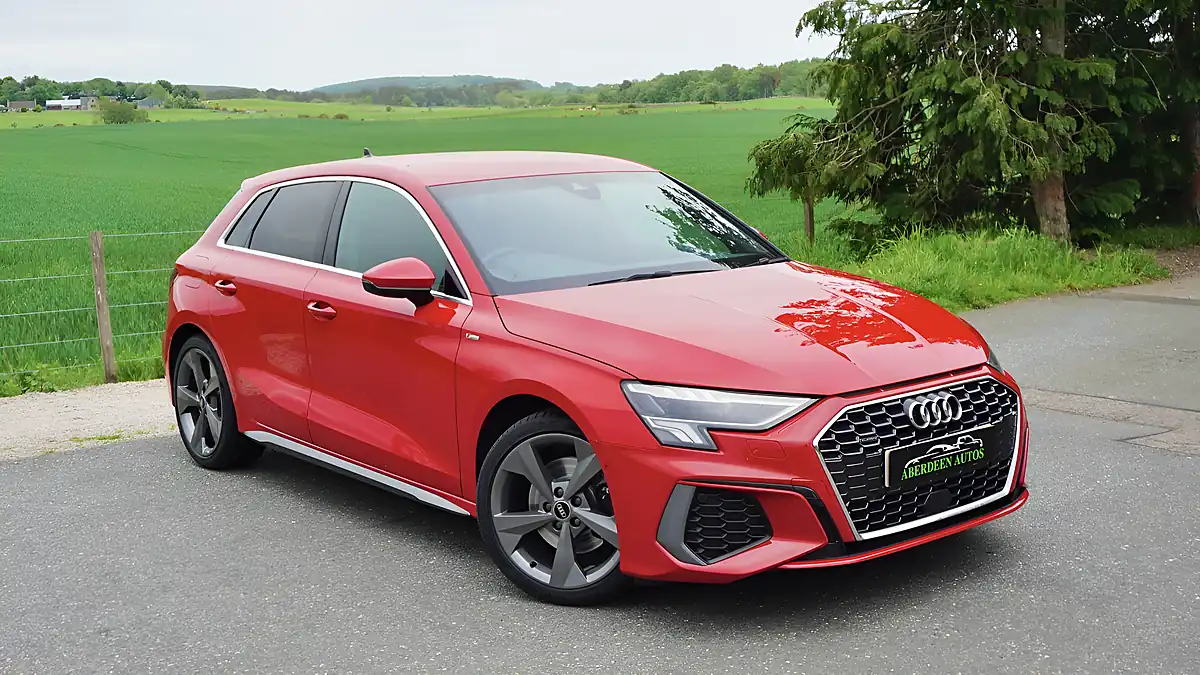 Used 2022 Audi A3 S Line Red - Interior and Exterior details 10