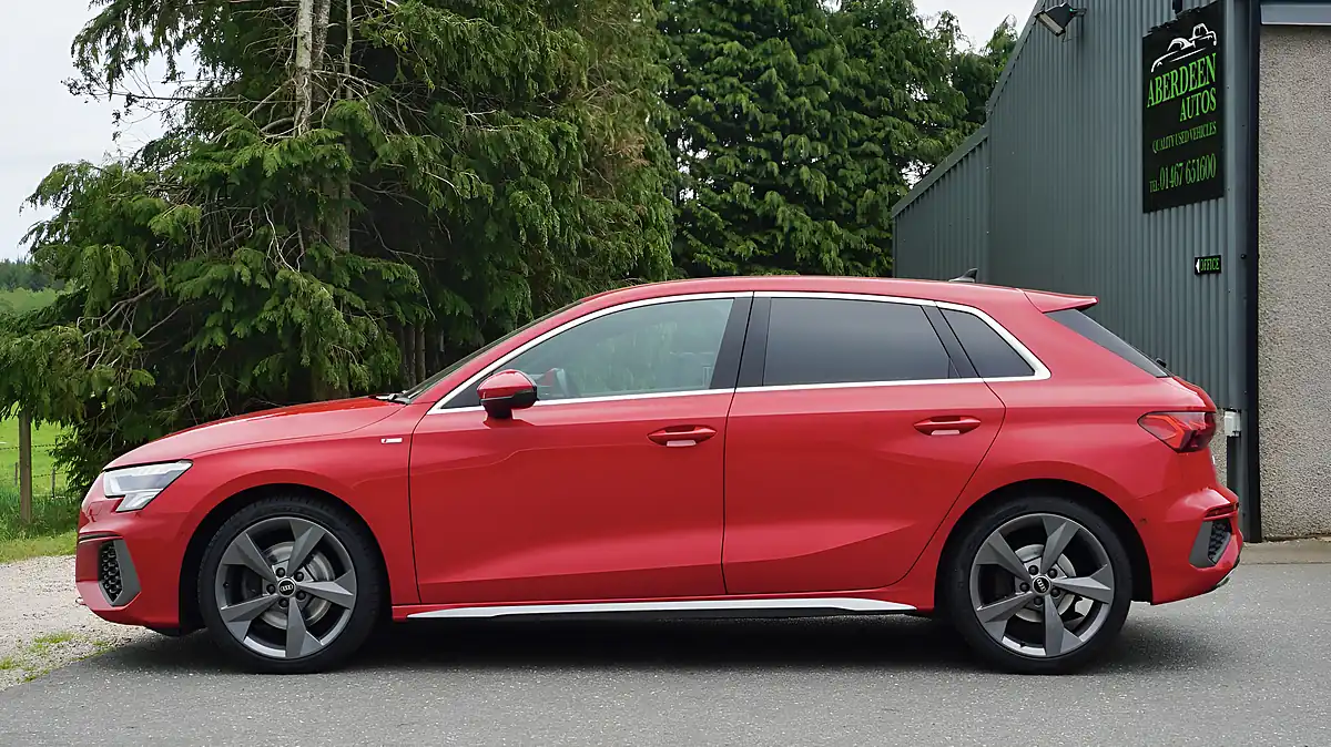 Used 2022 Audi A3 S Line Red - Interior and Exterior details 7