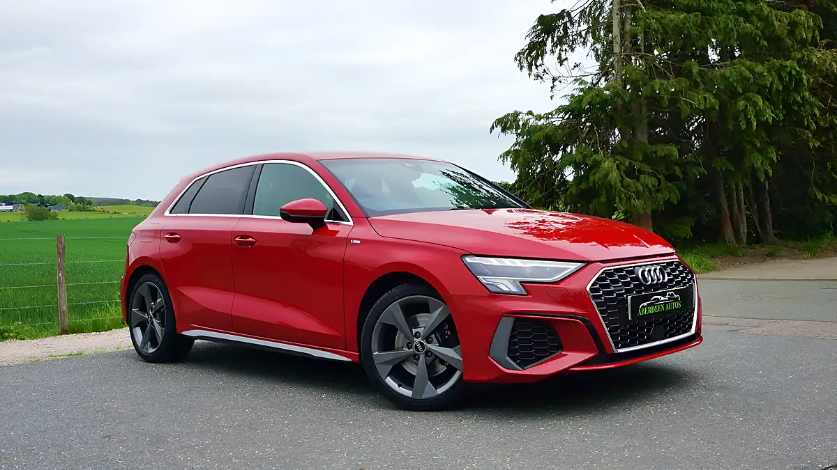 Used 2022 Audi A3 S Line Red - Interior and Exterior details 9