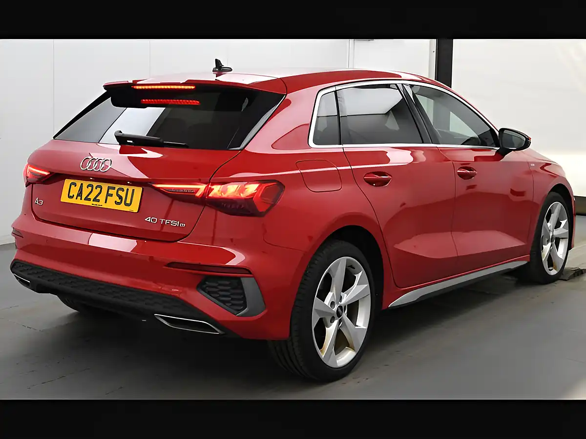 Used 2022 Audi A3 S Line Tango Red - Interior and Exterior details 11