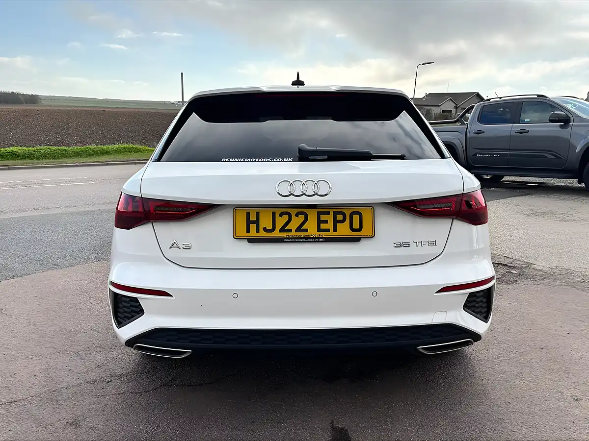 Used 2022 Audi A3 S Line White - Interior and Exterior details 10