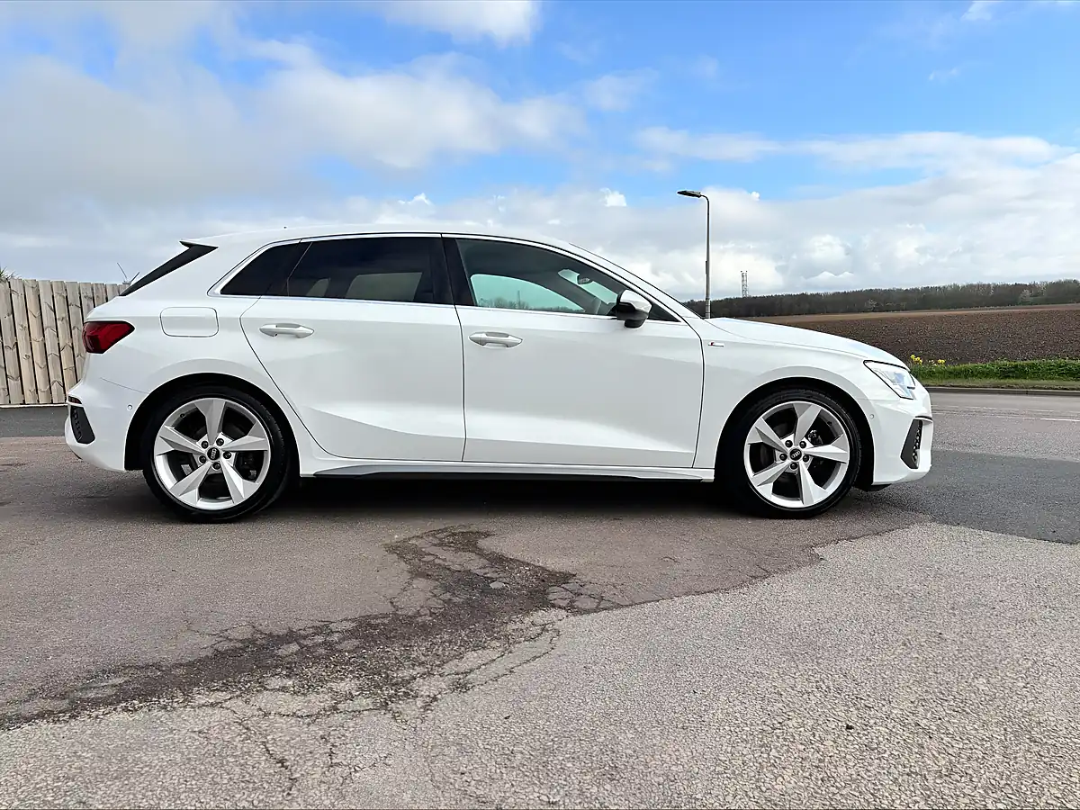 Used 2022 Audi A3 S Line White - Interior and Exterior details 13
