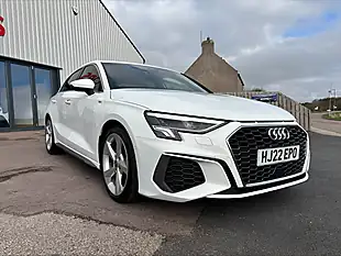 Used 2022 Audi A3 S Line White - Interior and Exterior details 2