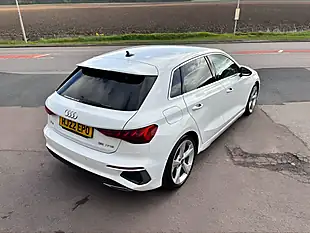 Used 2022 Audi A3 S Line White - Interior and Exterior details 3