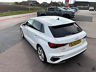 Used 2022 Audi A3 S Line White - Interior and Exterior details 4