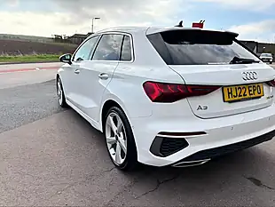 Used 2022 Audi A3 S Line White - Interior and Exterior details 5