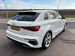 Used 2022 Audi A3 S Line White - Interior and Exterior details 6