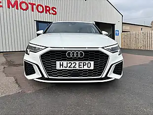 Used 2022 Audi A3 S Line White - Interior and Exterior details 9