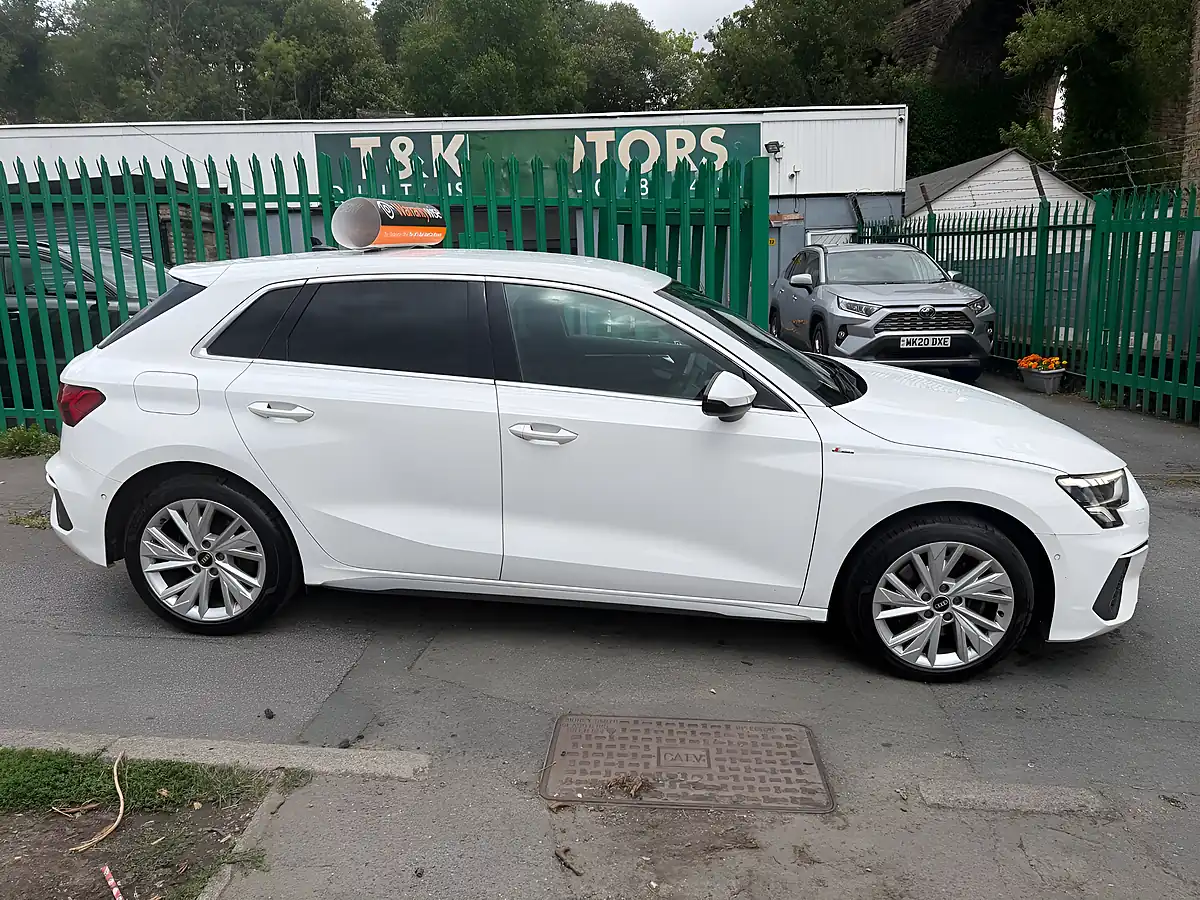 Used 2022 Audi A3 S Line White - Interior and Exterior details 3
