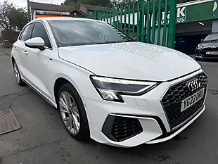 Used 2022 Audi A3 S Line White - Interior and Exterior details 4