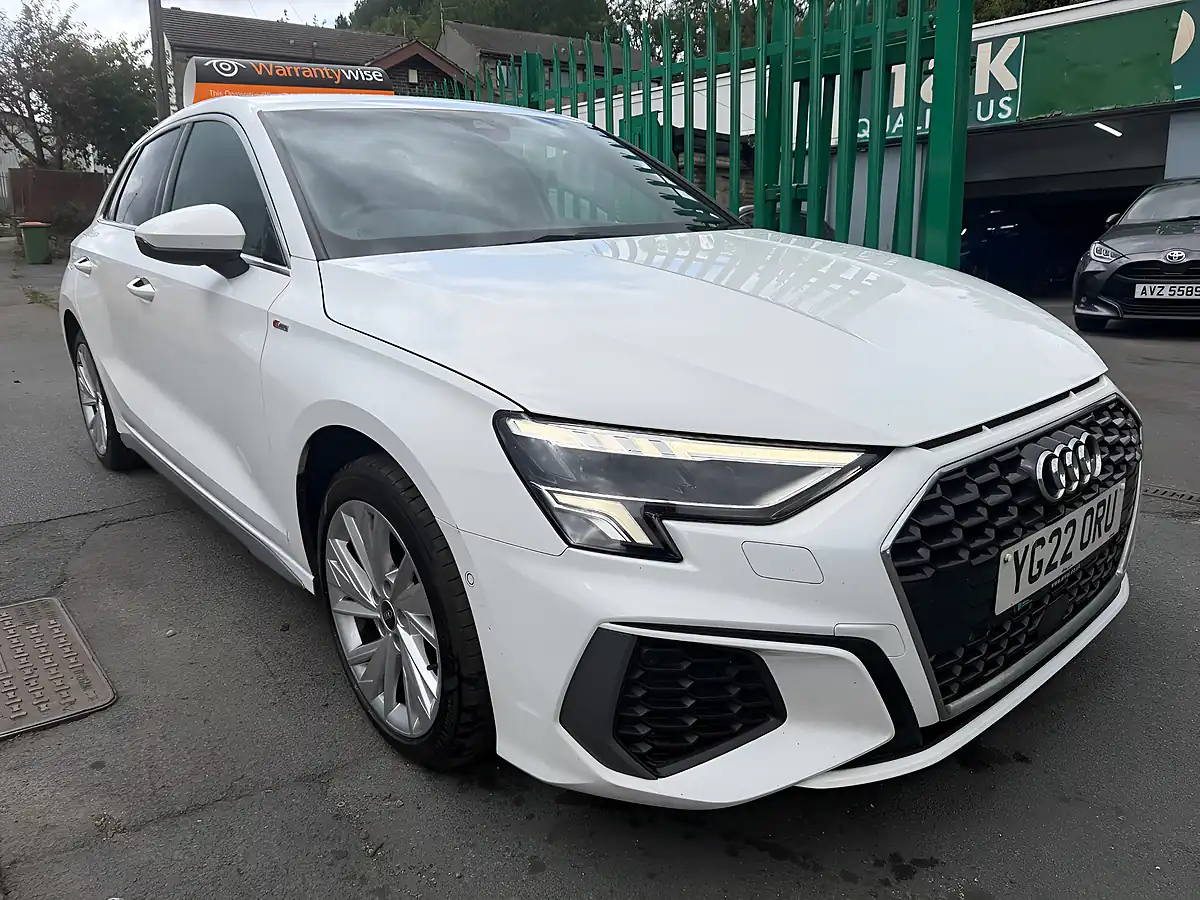 Used 2022 Audi A3 S Line White - Interior and Exterior details 4