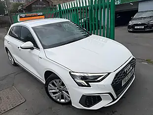 Used 2022 Audi A3 S Line White - Interior and Exterior details 8