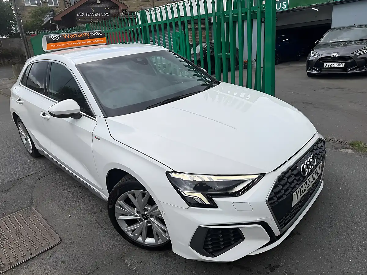 Used 2022 Audi A3 S Line White - Interior and Exterior details 8