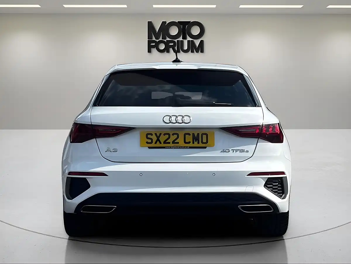 Used 2022 Audi A3 S Line White - Interior and Exterior details 10