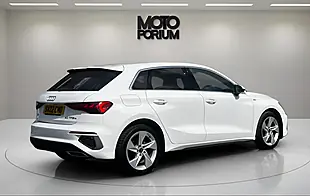 Used 2022 Audi A3 S Line White - Interior and Exterior details 11