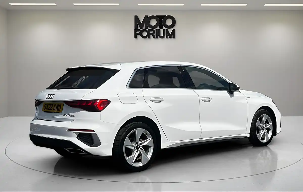 Used 2022 Audi A3 S Line White - Interior and Exterior details 11
