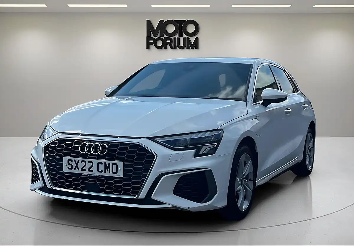 Used 2022 Audi A3 S Line White - Interior and Exterior details 3