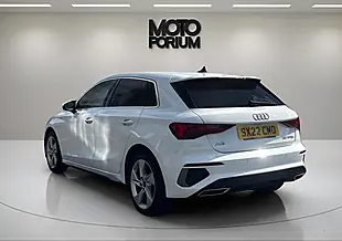 Used 2022 Audi A3 S Line White - Interior and Exterior details 4