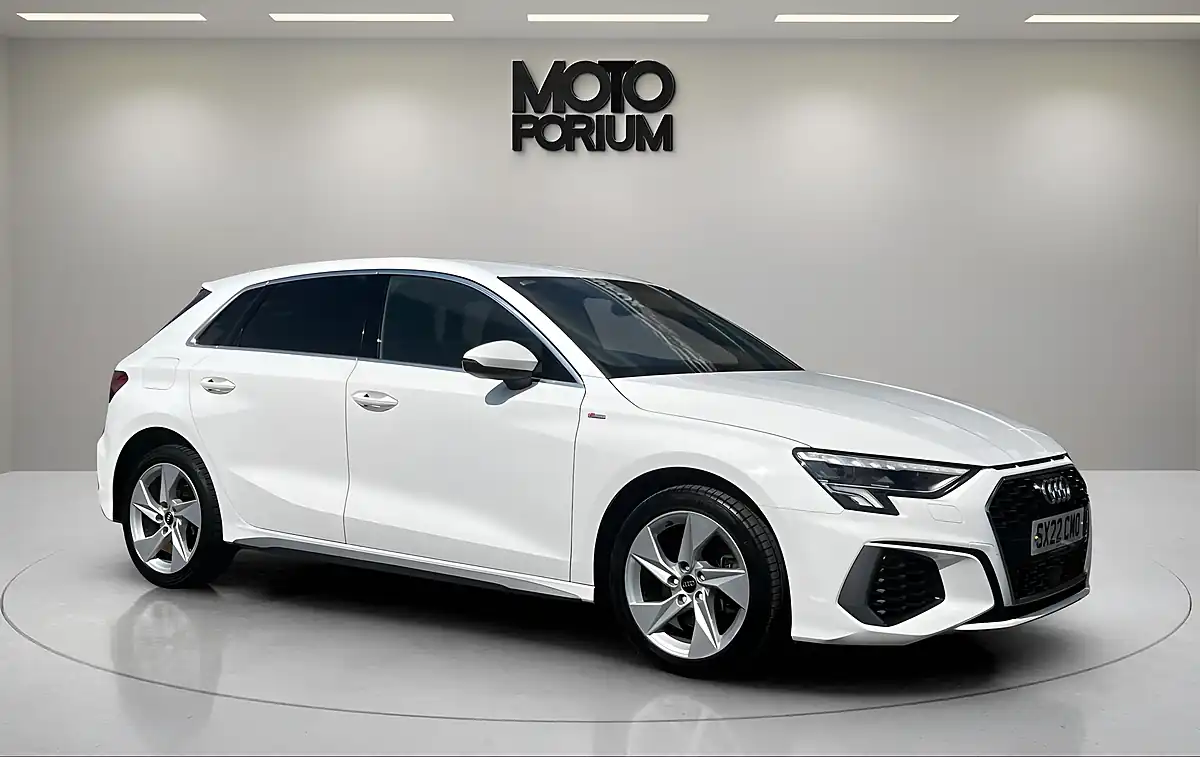 Used 2022 Audi A3 S Line White - Interior and Exterior details 5
