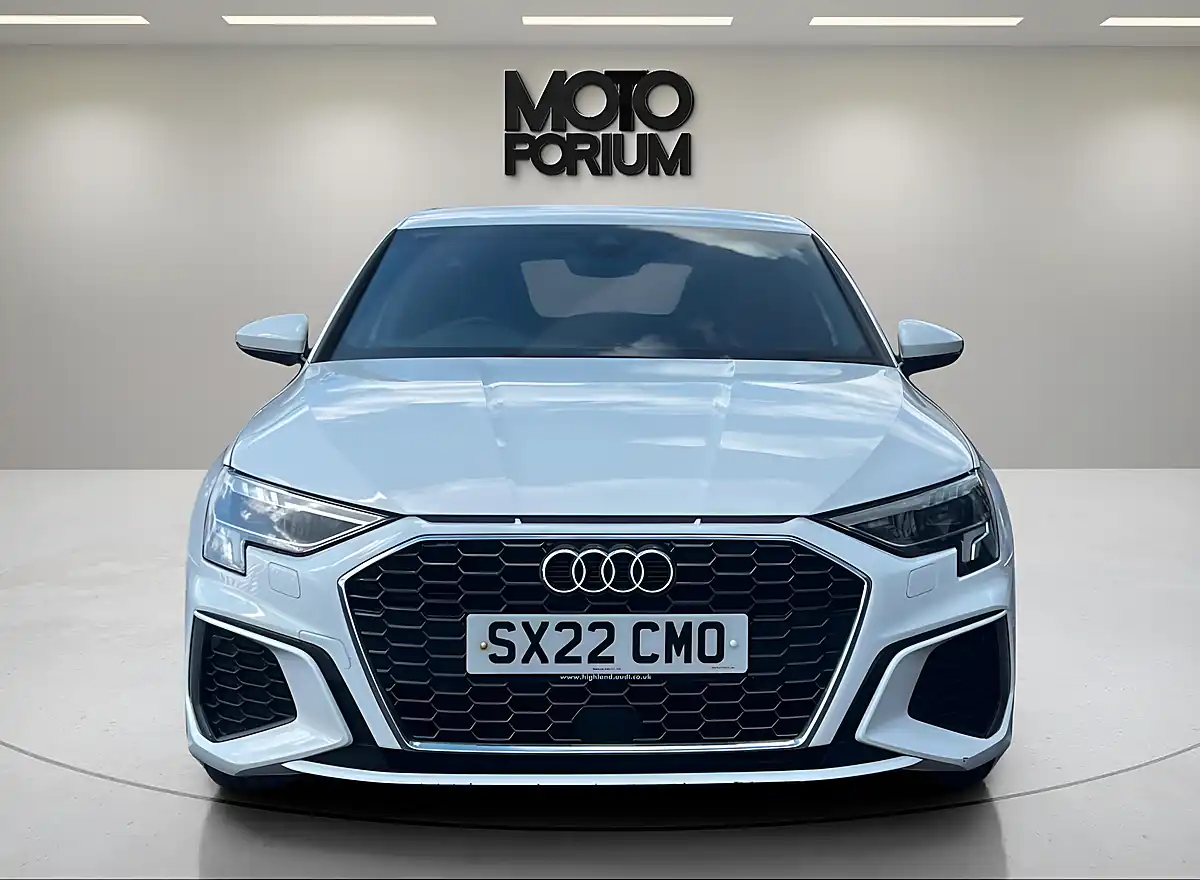 Used 2022 Audi A3 S Line White - Interior and Exterior details 6