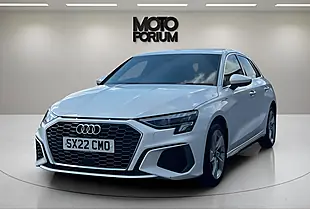 Used 2022 Audi A3 S Line White - Interior and Exterior details 9