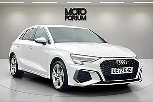 Used 2022 Audi A3 S Line White - Interior and Exterior details 3