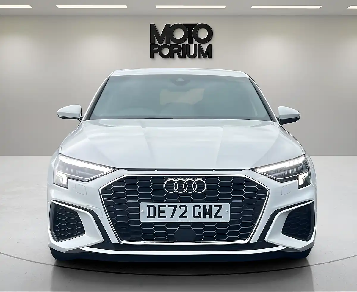 Used 2022 Audi A3 S Line White - Interior and Exterior details 9