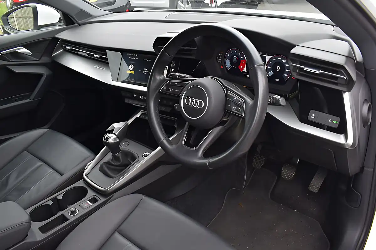 Used 2022 Audi A3 Sport White - Interior and Exterior details 15
