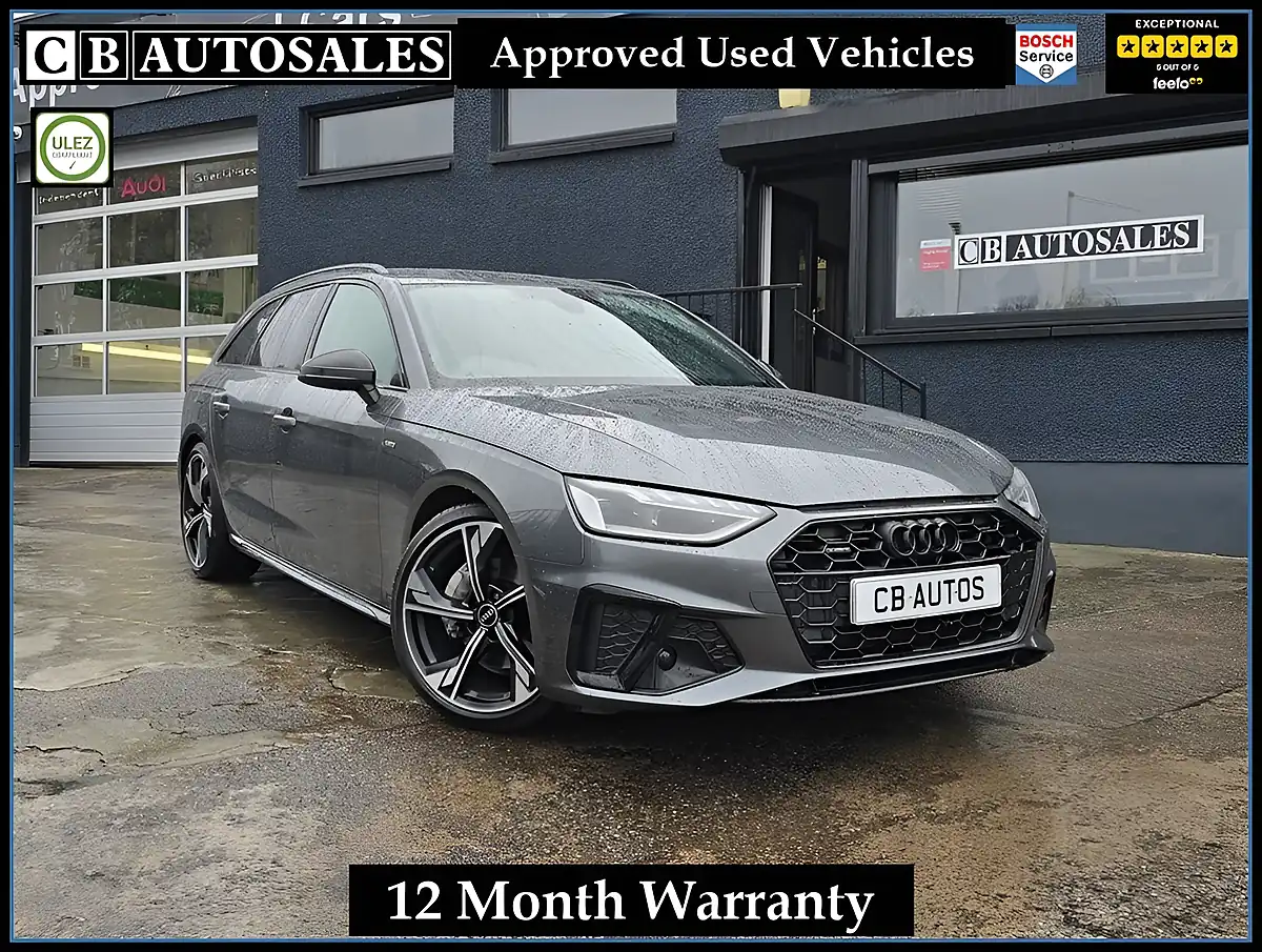 Used 2022 Audi A4 Black Edition Grey - Front View