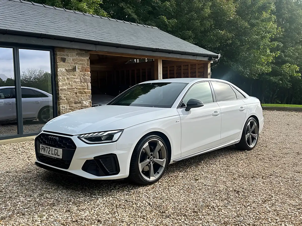 Used 2022 Audi A4 Black Edition White - Interior and Exterior details 2
