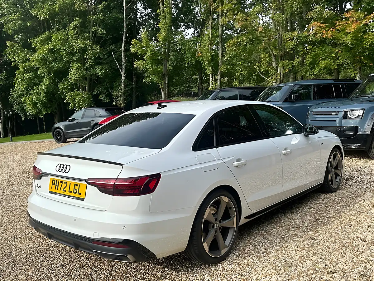 Used 2022 Audi A4 Black Edition White - Interior and Exterior details 4