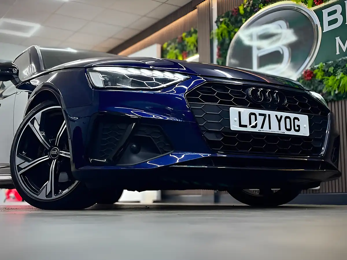 Used 2022 Audi A4 S Line Black Edition Blue - Interior and Exterior details 3