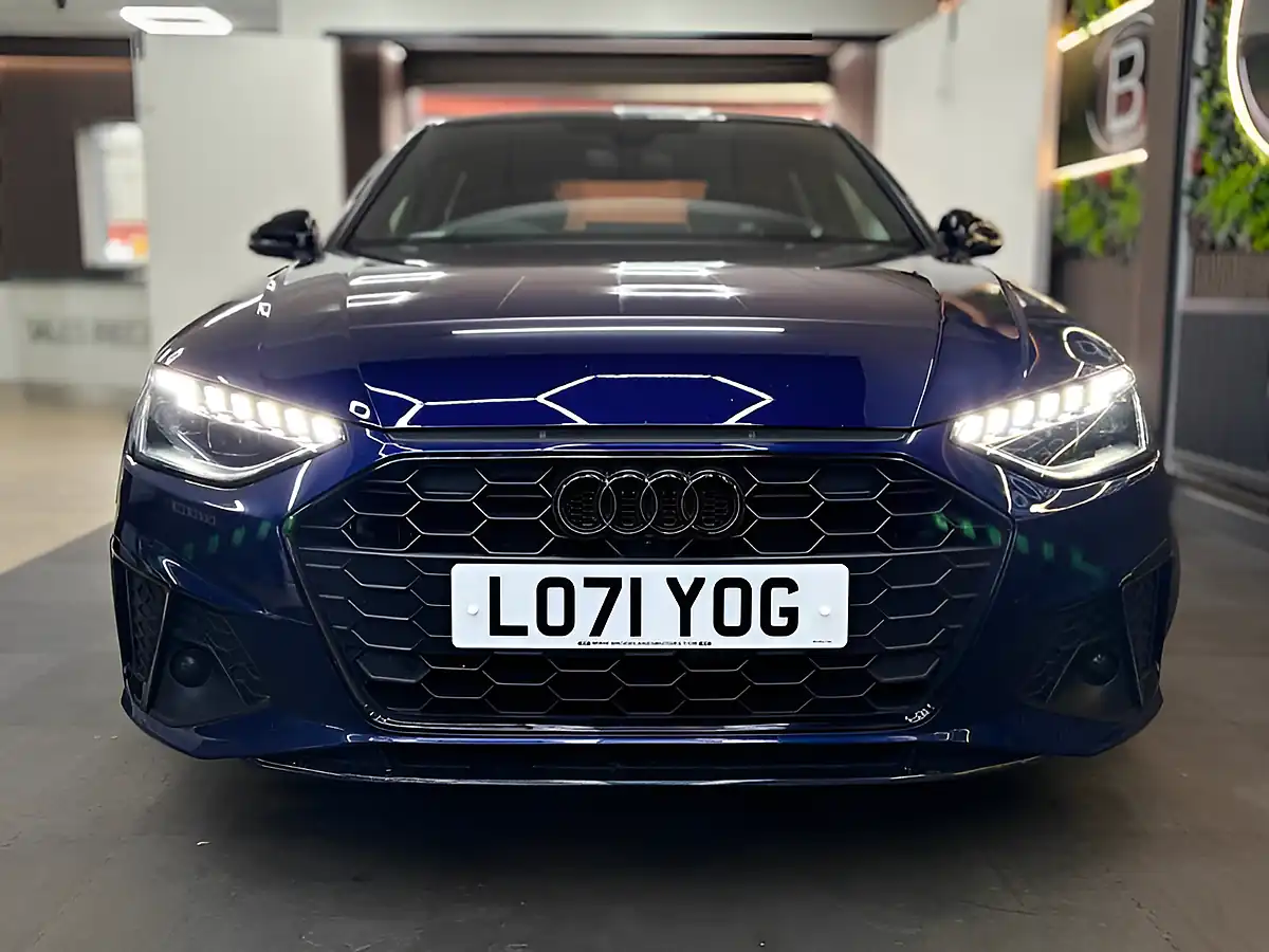 Used 2022 Audi A4 S Line Black Edition Blue - Interior and Exterior details 4
