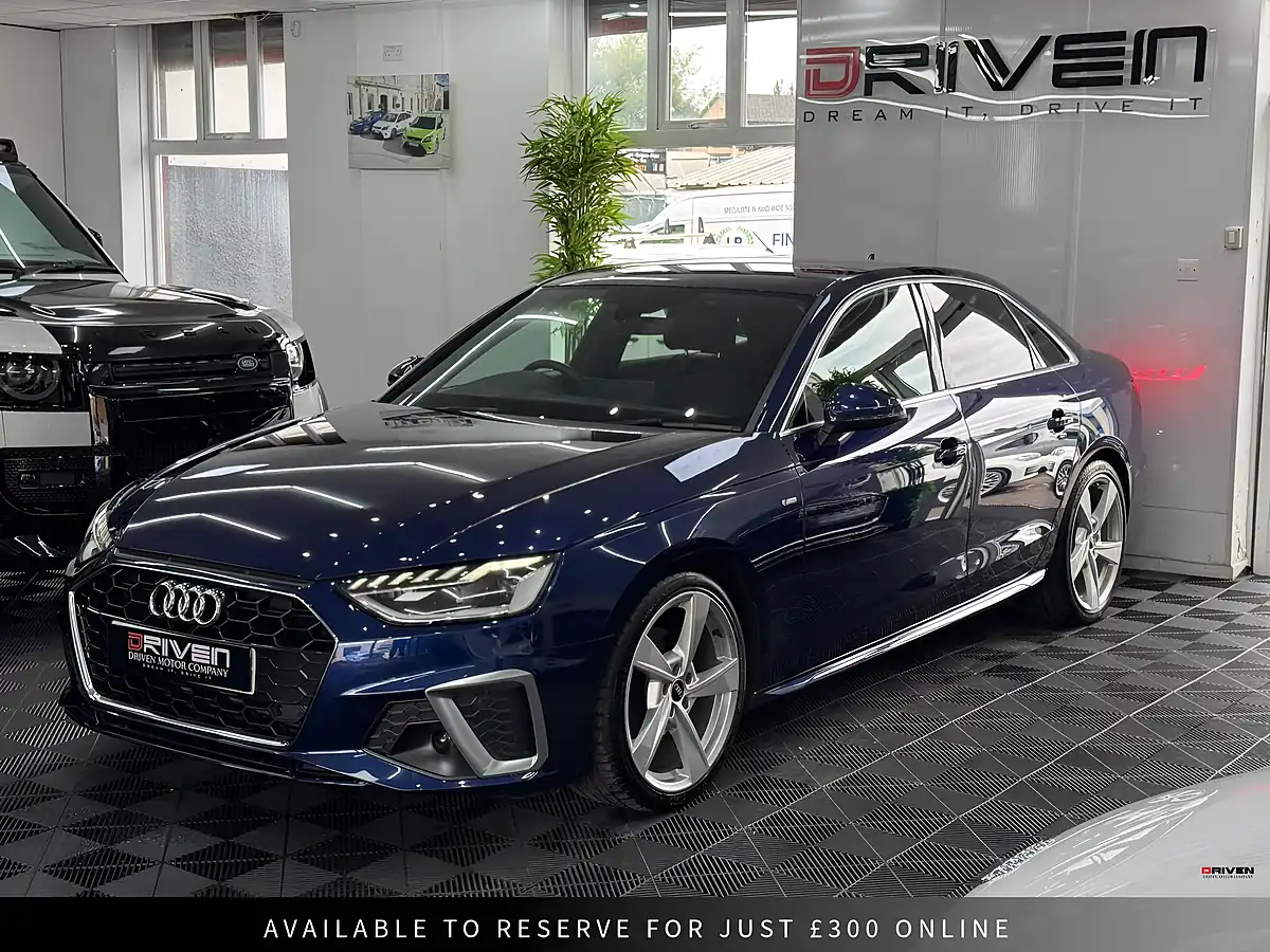 Used 2022 Audi A4 S Line Blue - Interior and Exterior details 3
