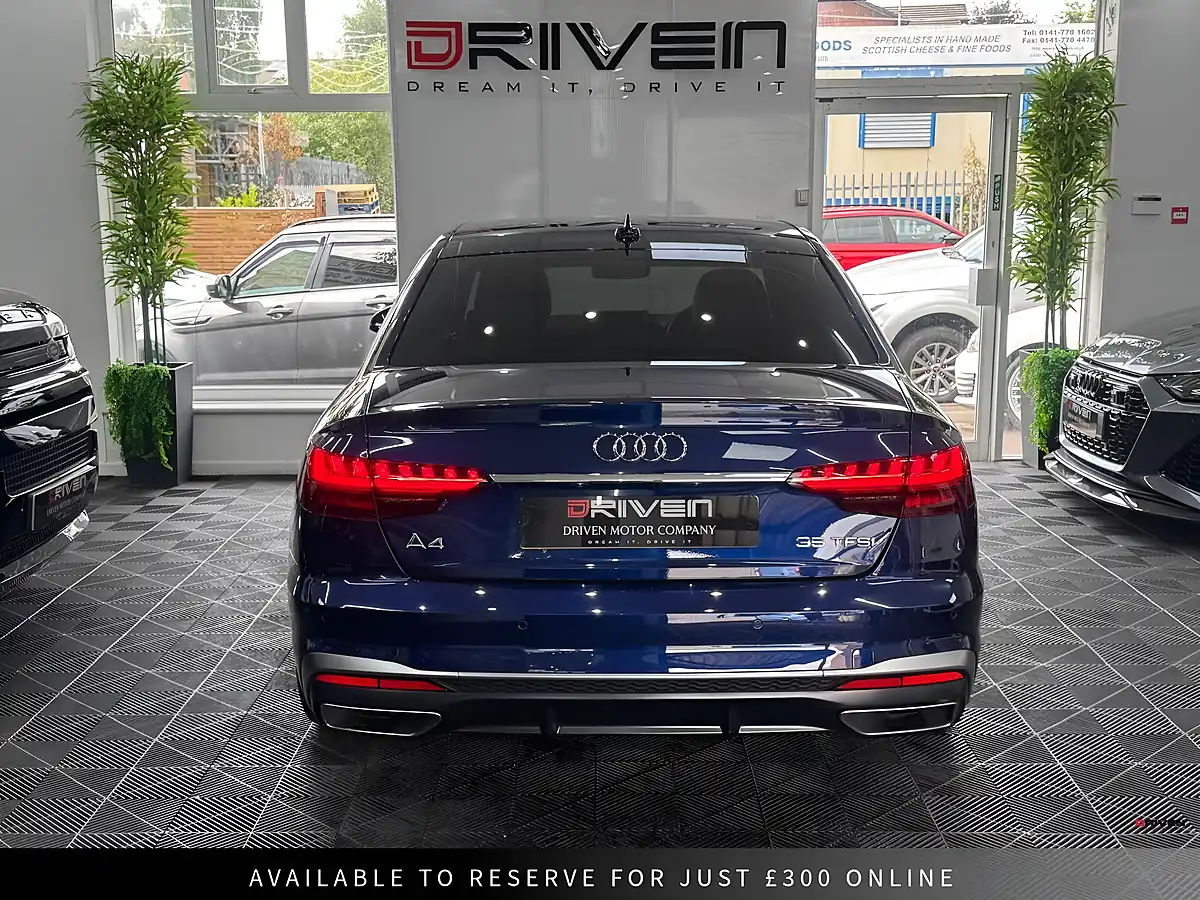 Used 2022 Audi A4 S Line Blue - Interior and Exterior details 4