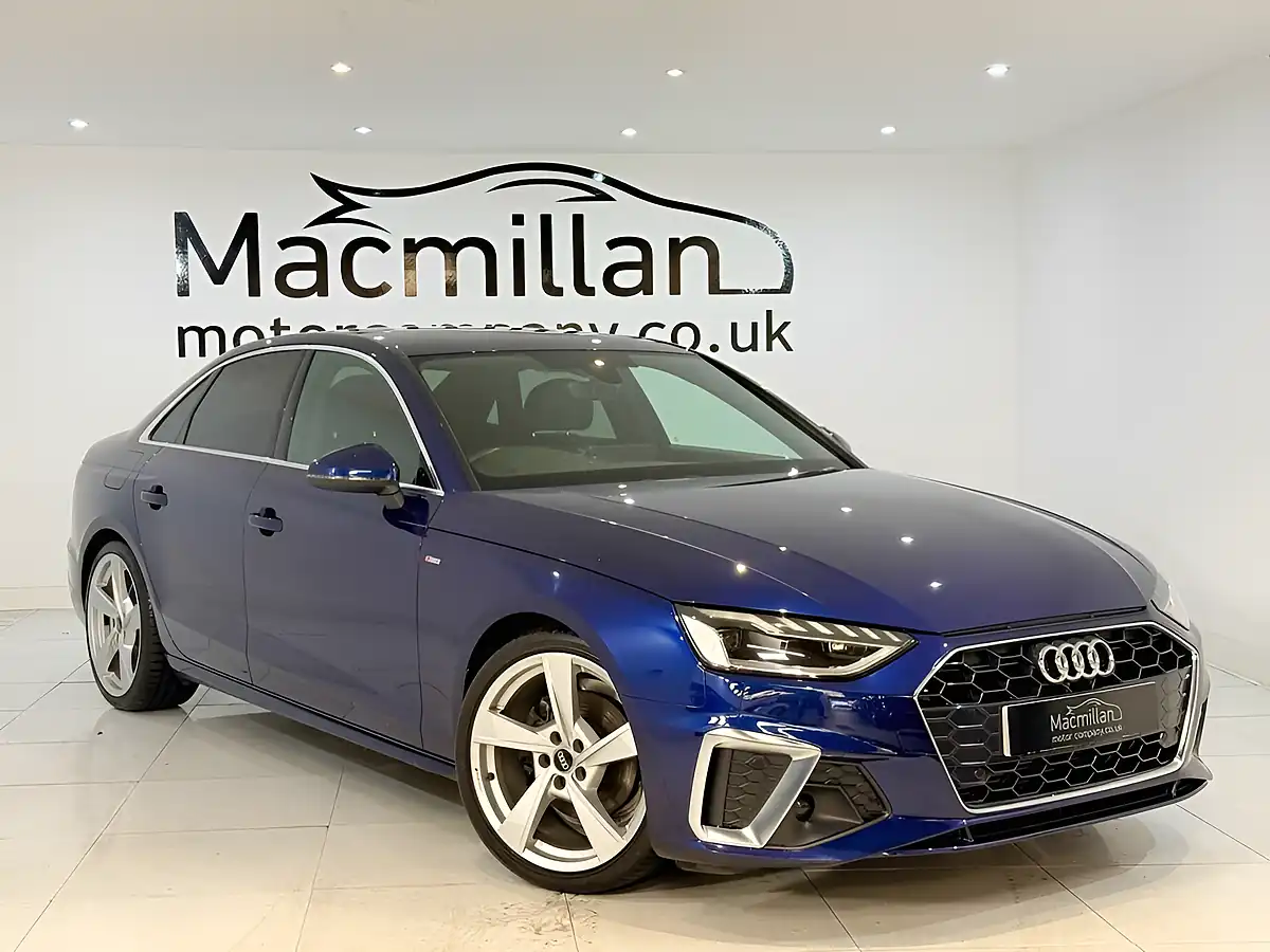Used 2022 Audi A4 S Line Blue - Interior and Exterior details 2