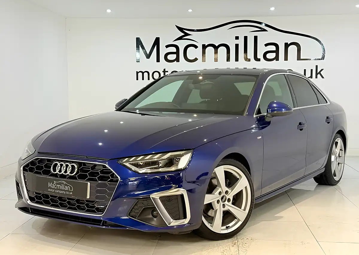 Used 2022 Audi A4 S Line Blue - Interior and Exterior details 3