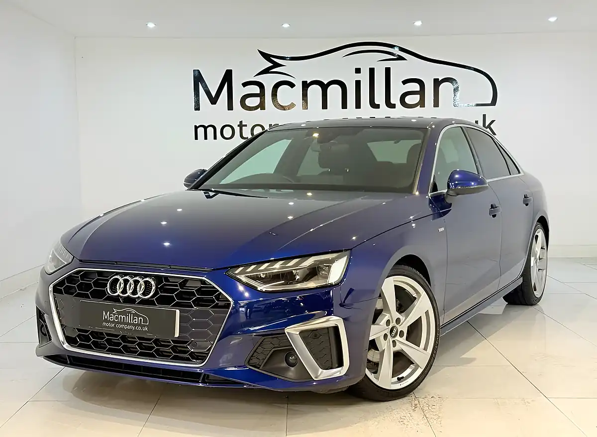 Used 2022 Audi A4 S Line Blue - Interior and Exterior details 4