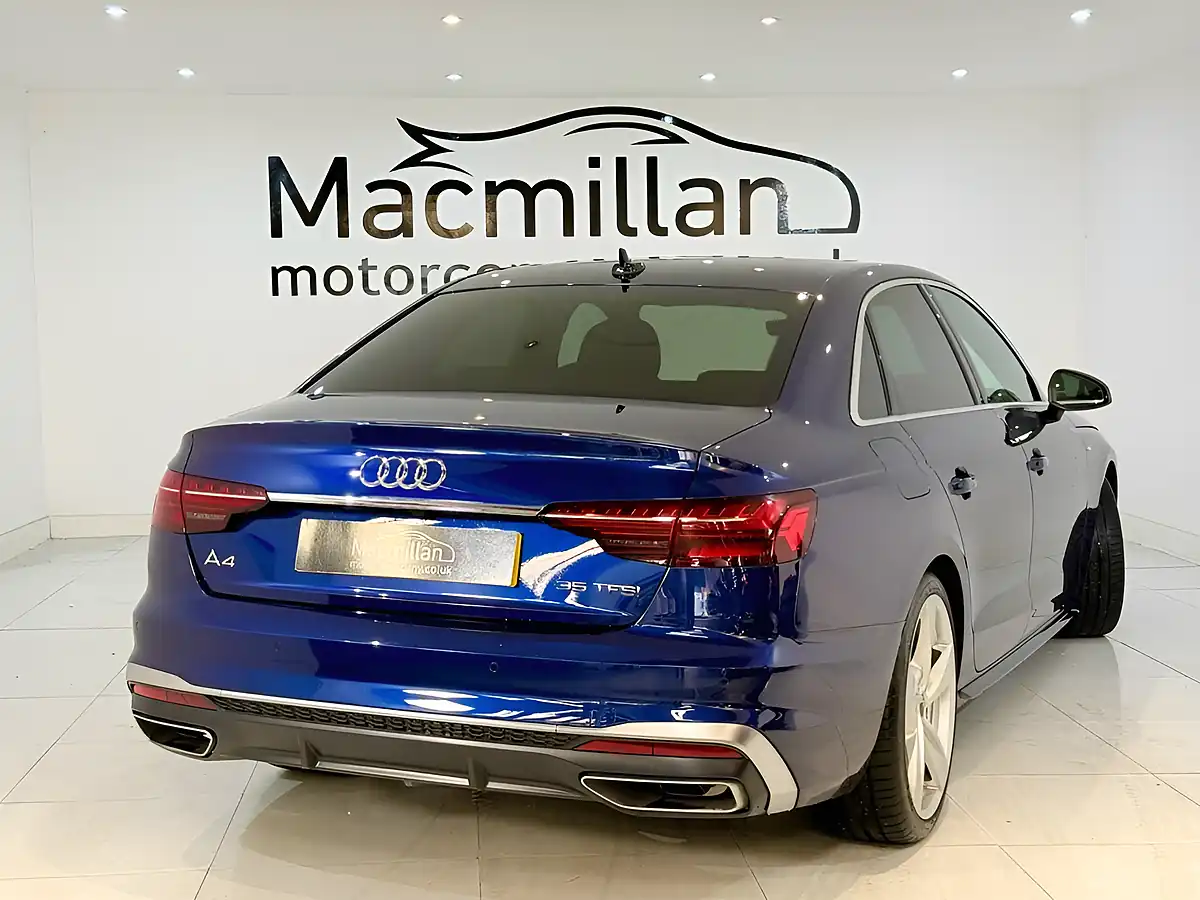Used 2022 Audi A4 S Line Blue - Interior and Exterior details 6