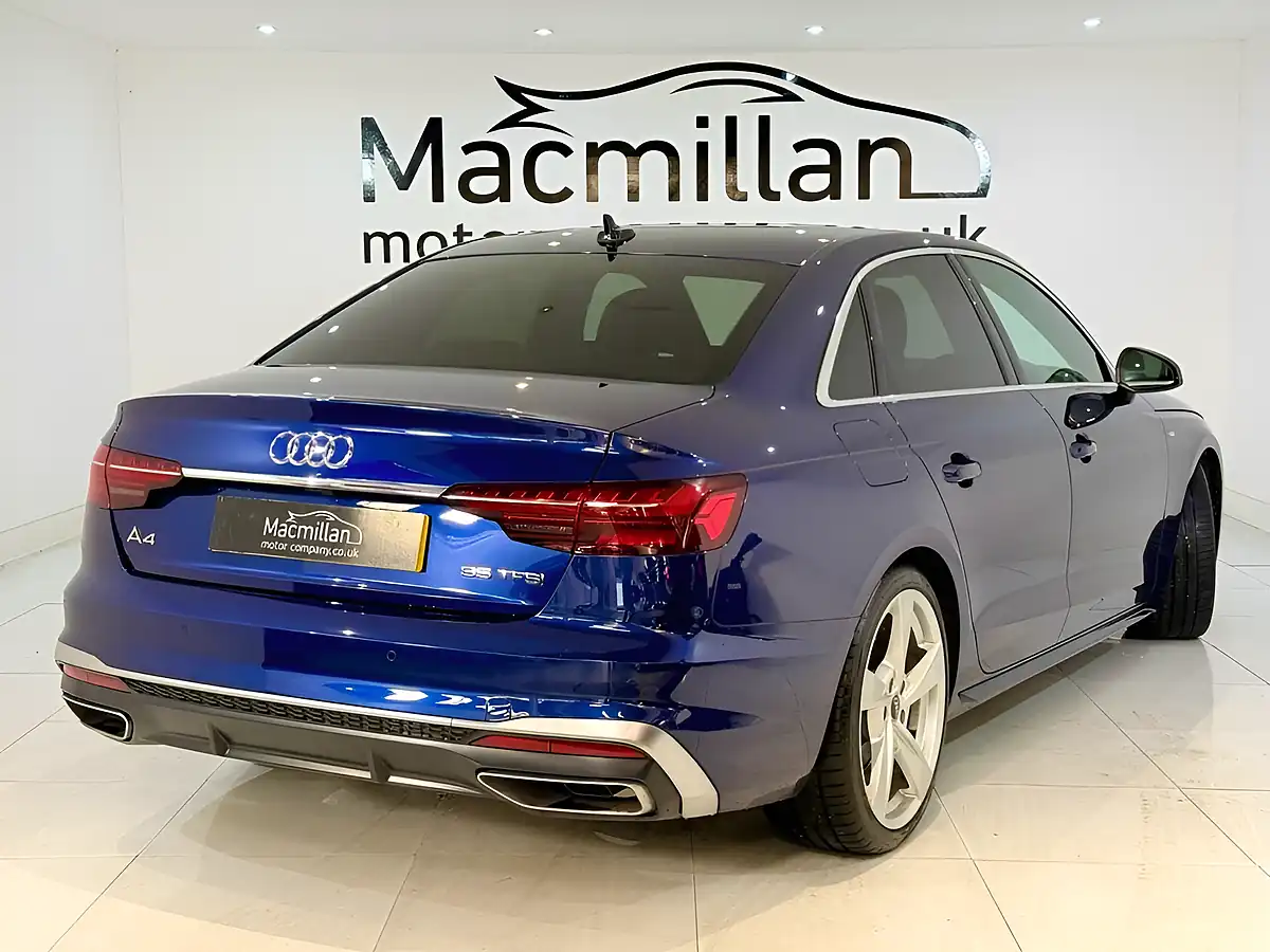 Used 2022 Audi A4 S Line Blue - Interior and Exterior details 7