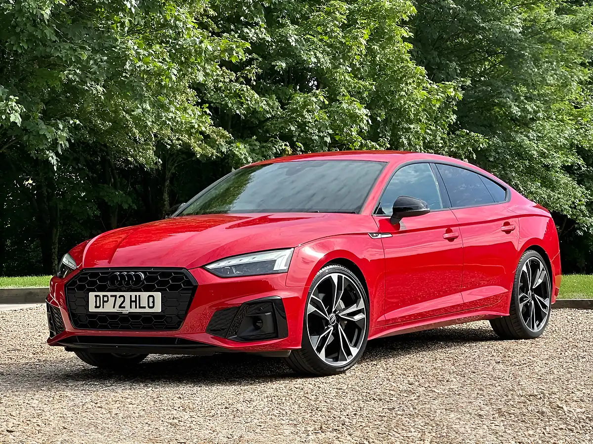Used 2022 Audi A5 Black Edition Red - Front View