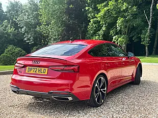 Used 2022 Audi A5 Black Edition Red - Interior and Exterior details 10