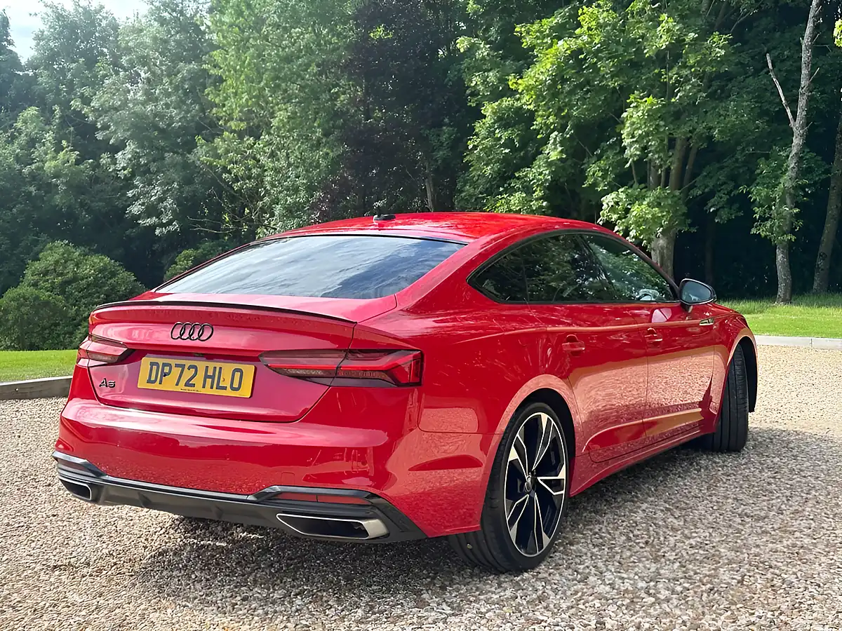 Used 2022 Audi A5 Black Edition Red - Interior and Exterior details 10