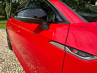 Used 2022 Audi A5 Black Edition Red - Interior and Exterior details 11