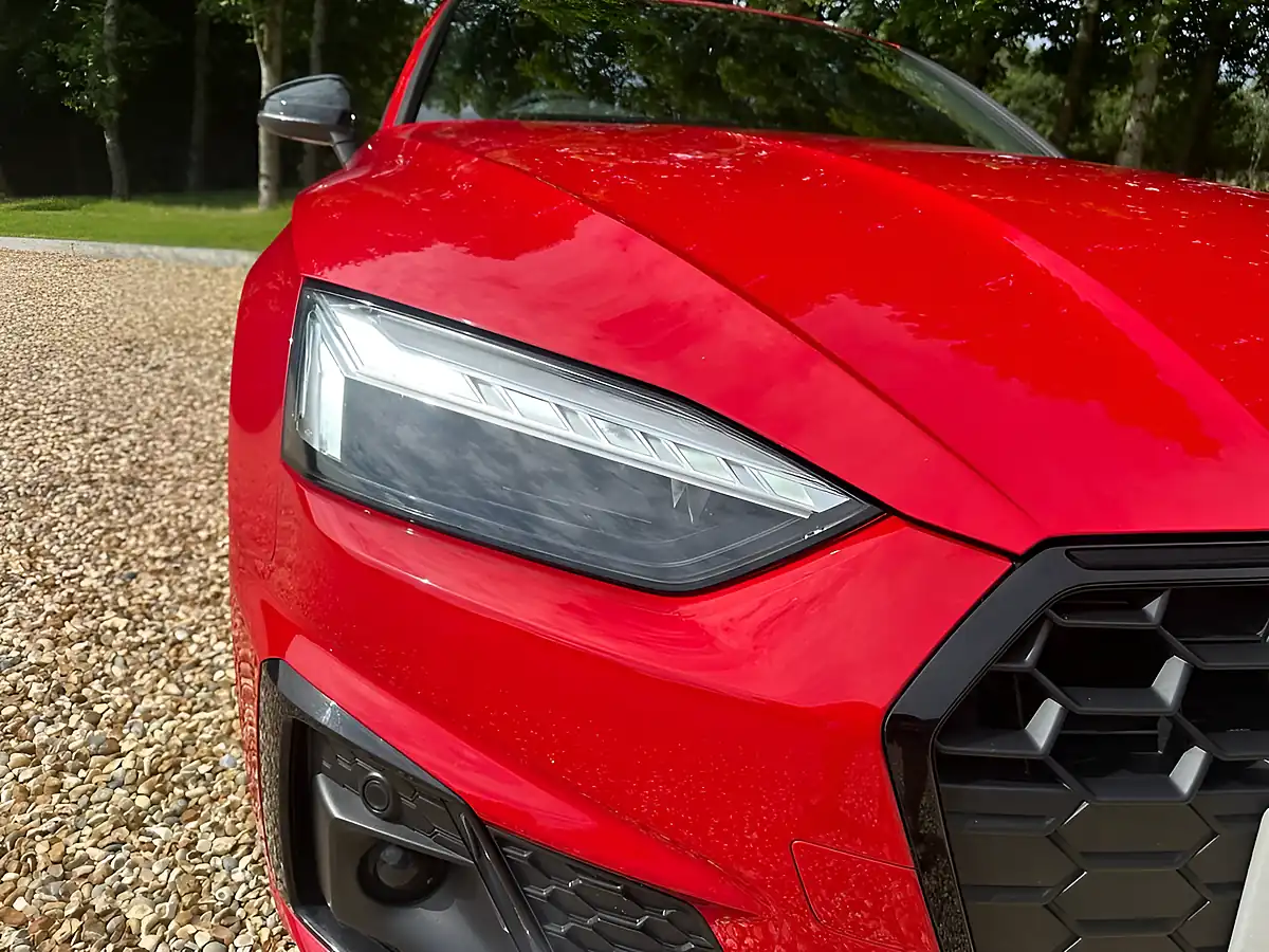 Used 2022 Audi A5 Black Edition Red - Interior and Exterior details 12