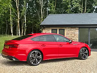Used 2022 Audi A5 Black Edition Red - Interior and Exterior details 14