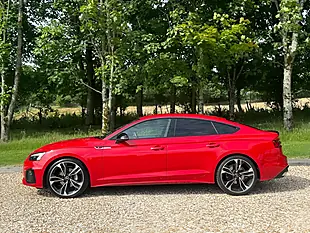 Used 2022 Audi A5 Black Edition Red - Interior and Exterior details 3
