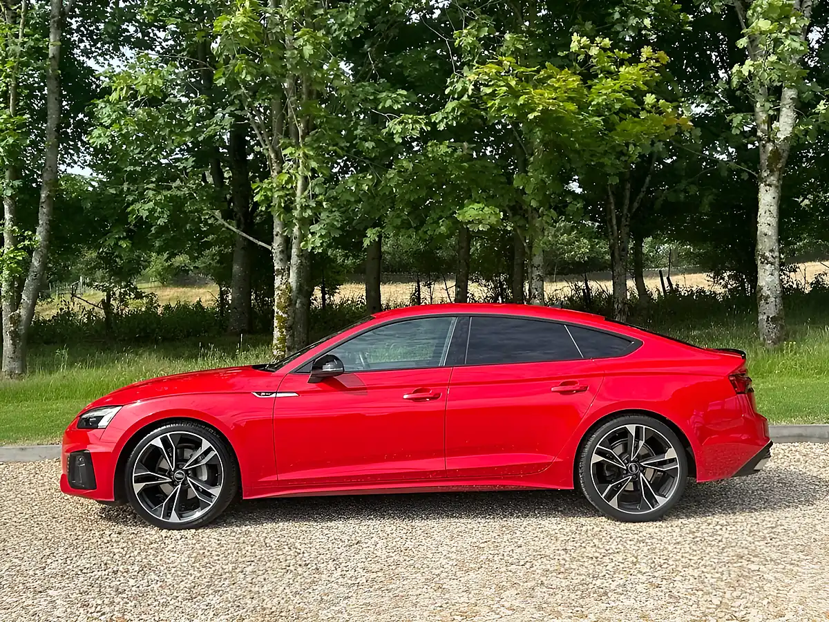 Used 2022 Audi A5 Black Edition Red - Interior and Exterior details 3
