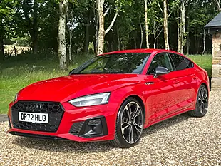 Used 2022 Audi A5 Black Edition Red - Interior and Exterior details 5